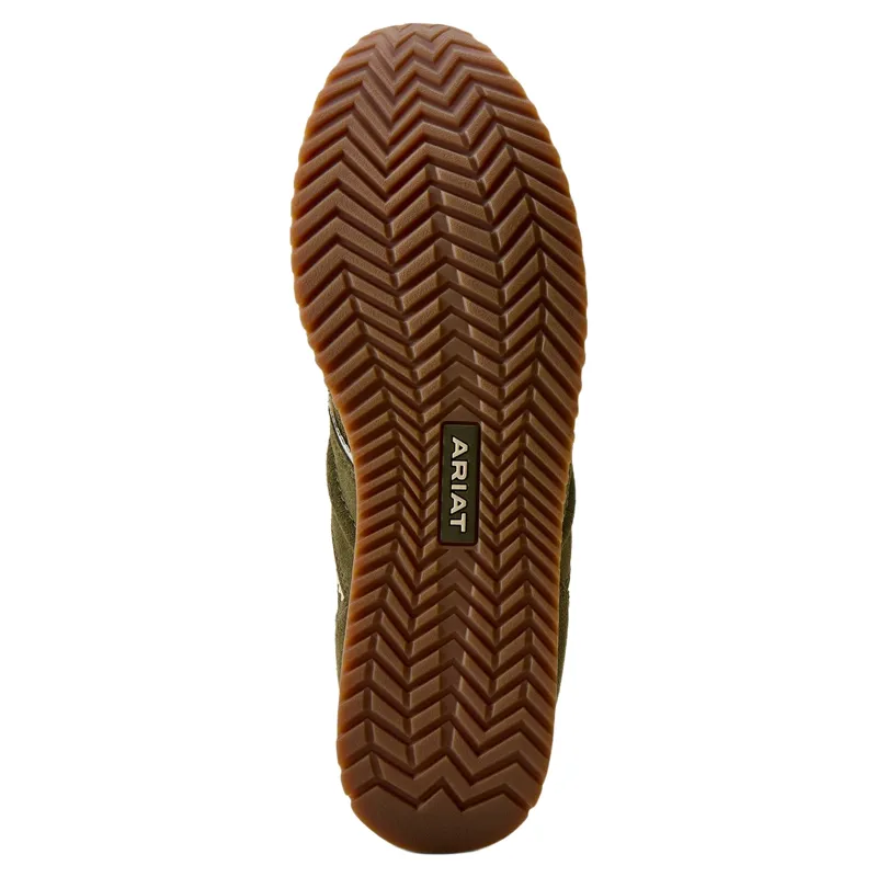 Ariat Ranch Runner Waterproof Womens Trainers - Olive Night-8