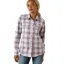 Ariat Rebar Made Tough DuraStretch Womens Work Shirt - Thistle