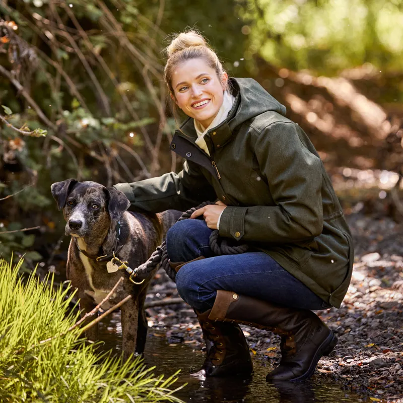 Ariat Rhodium H2O Ladies Insulated Parka Jacket - Rosin-2