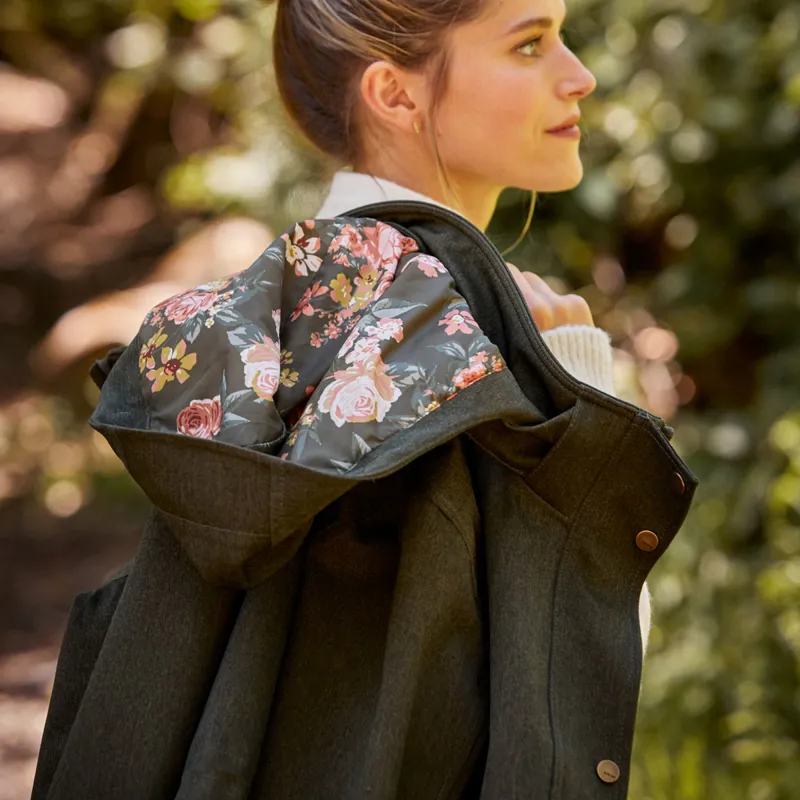 Ariat Rhodium H2O Ladies Insulated Parka Jacket - Rosin-7