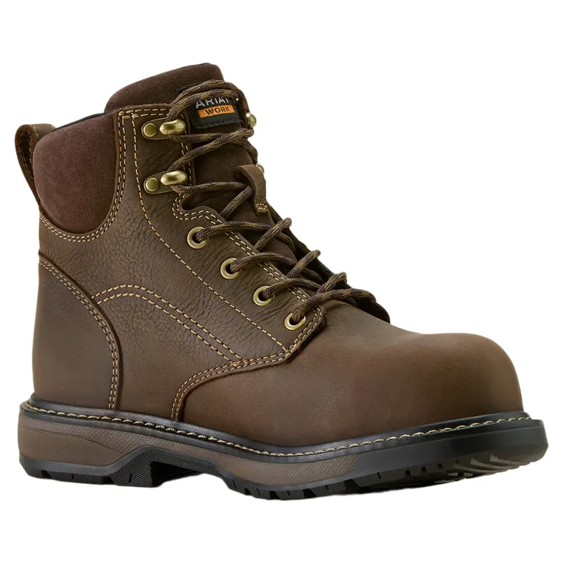 Ariat Riveter H2O Womens  Waterproof Composite Toe Work Boots - Dark Brown-3