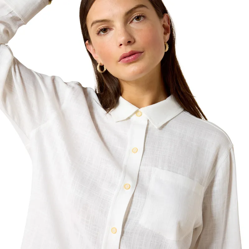 Ariat Country Rudford Womens Shirt - White-2