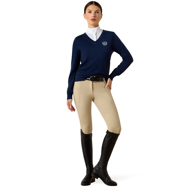 Ariat Saluut Womens Sweater - Navy-3