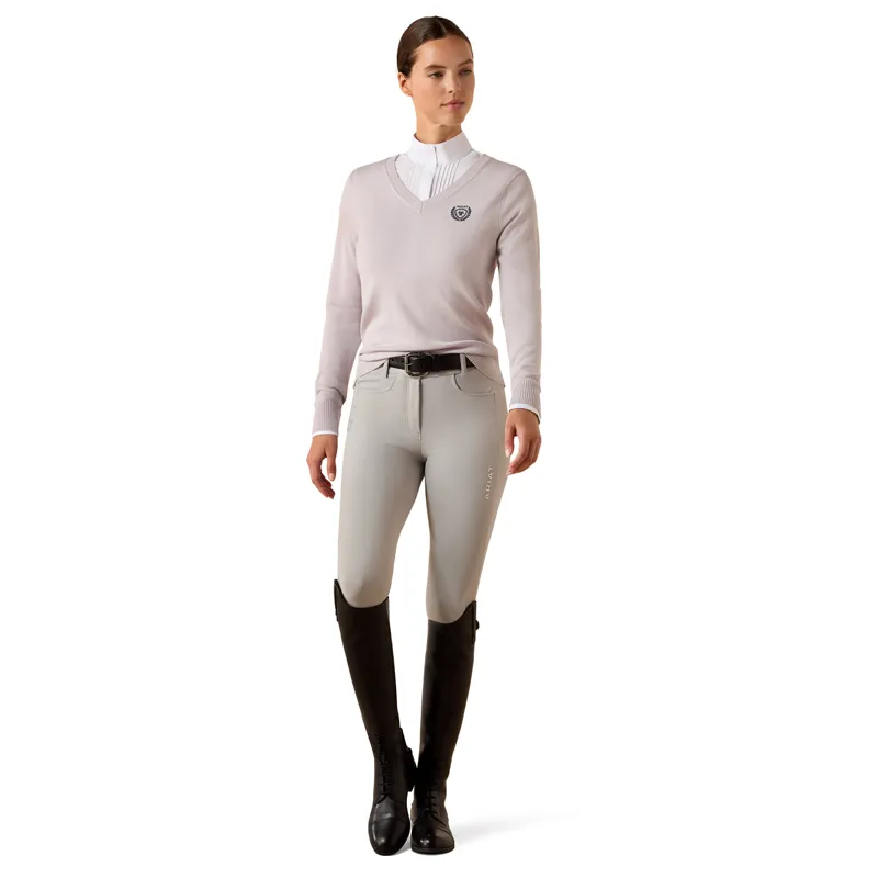 Ariat Saluut Womens Sweater - Thunder Grey-2