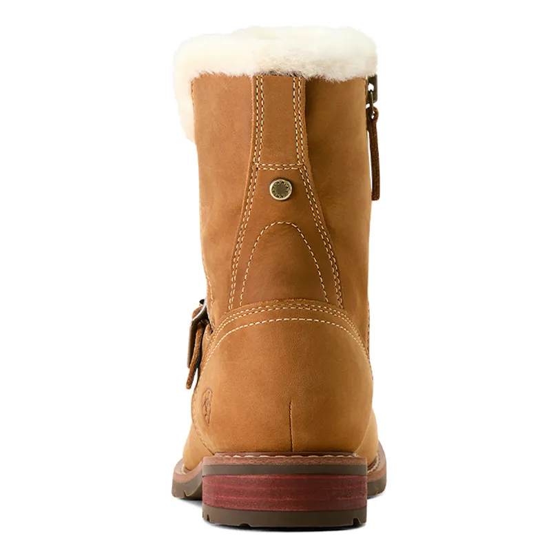 Ariat Savannah Sherpa Ladies Short Waterproof Boots - Carmel Tan-1