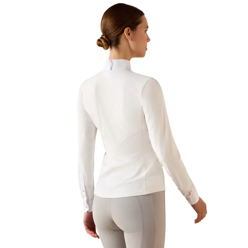 Ariat SolVeil Womens Show Shirt - White-1