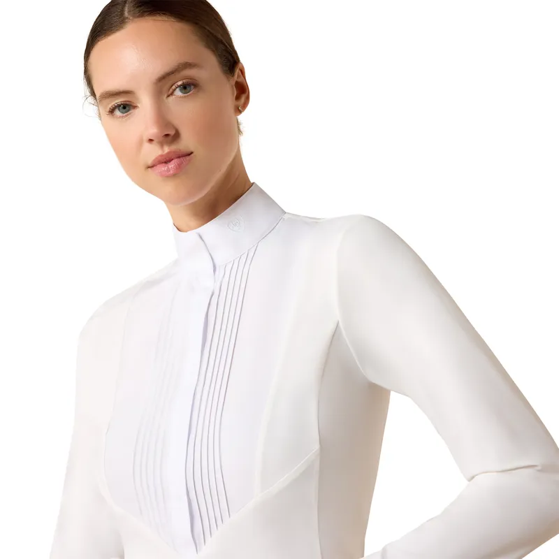 Ariat SolVeil Womens Show Shirt - White-3