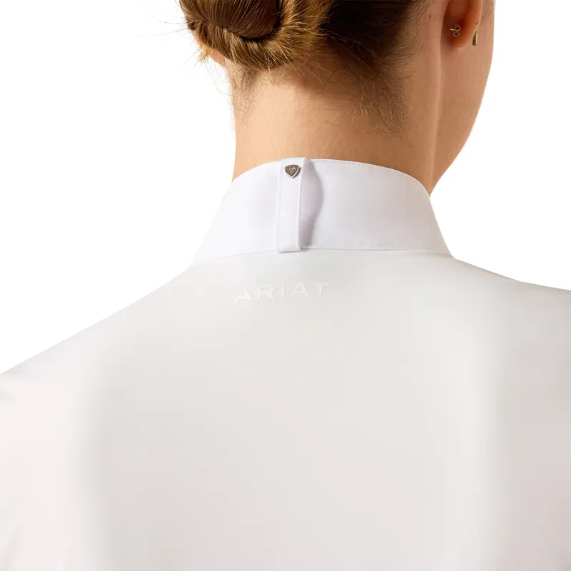Ariat SolVeil Womens Show Shirt - White-4