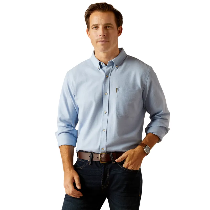 Ariat Country Simmental Mens Shirt - Chambray Blue