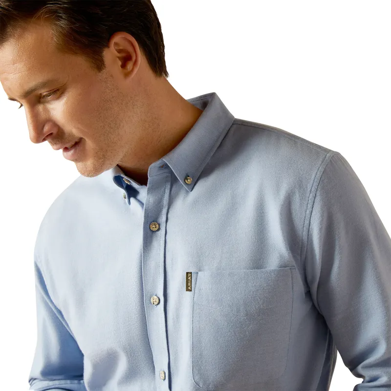 Ariat Country Simmental Mens Shirt - Chambray Blue-1