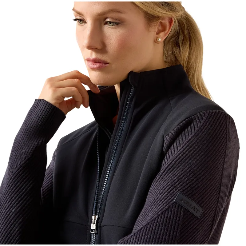 Ariat Skadi Womens Full Zip Sweatshirt - Show Navy-2