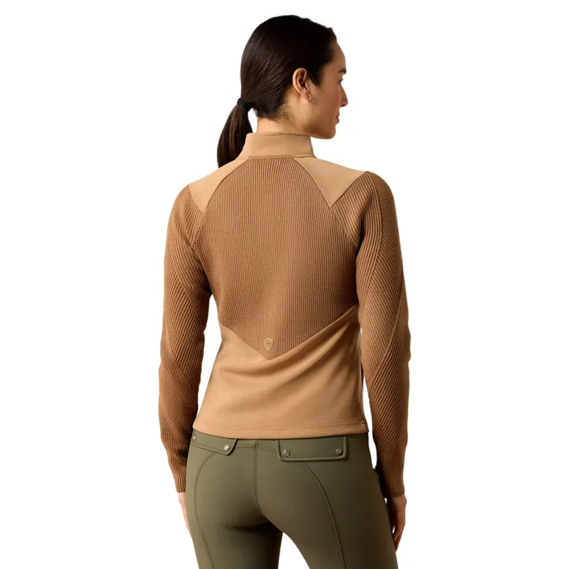 Ariat Skadi Womens Full Zip Sweatshirt - Tiger's Eye-1