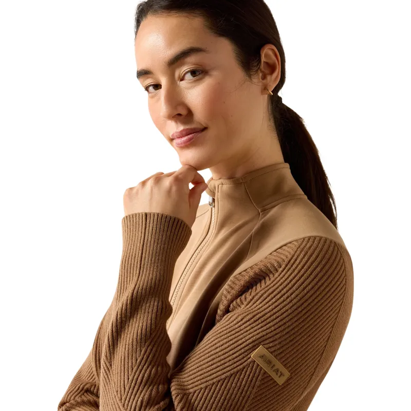 Ariat Skadi Womens Full Zip Sweatshirt - Tiger's Eye-2
