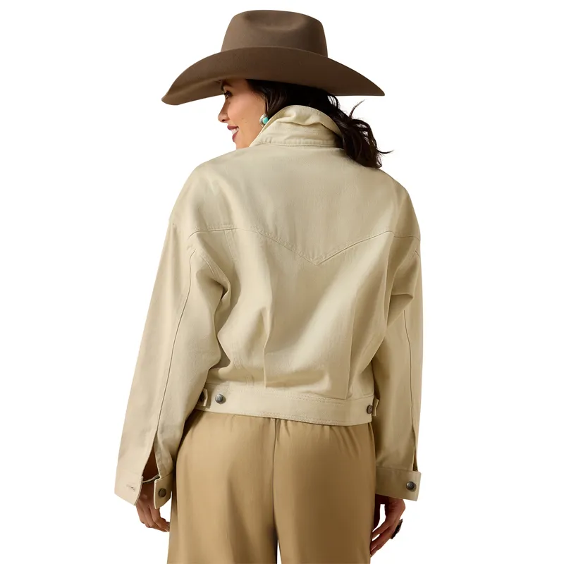 Ariat Solar Womens Cotton Twill Jacket - Summer Sand-2