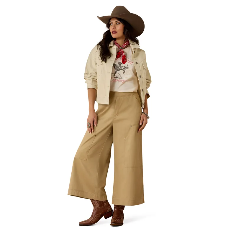 Ariat Solar Womens Cotton Twill Jacket - Summer Sand-3