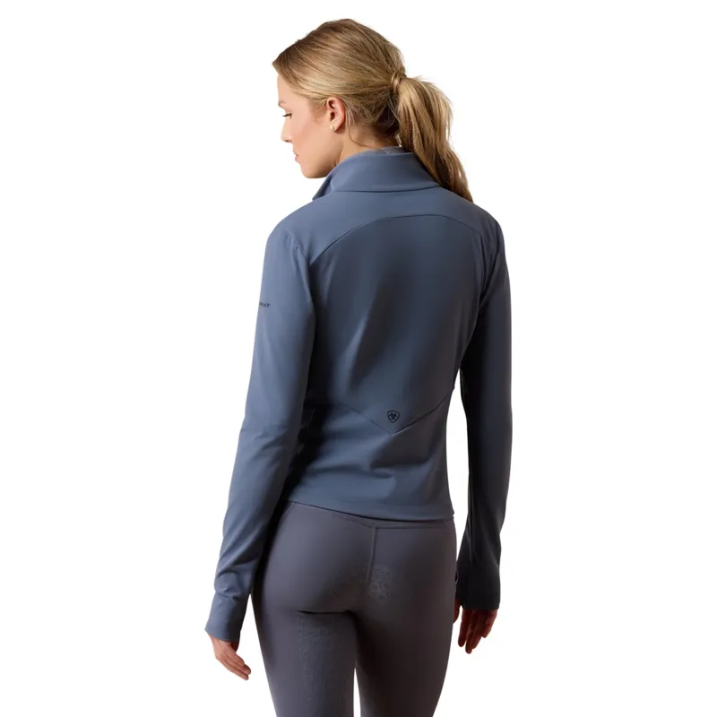Ariat SolVeil Womens Full Zip Sweatshirt - Grisaille-1