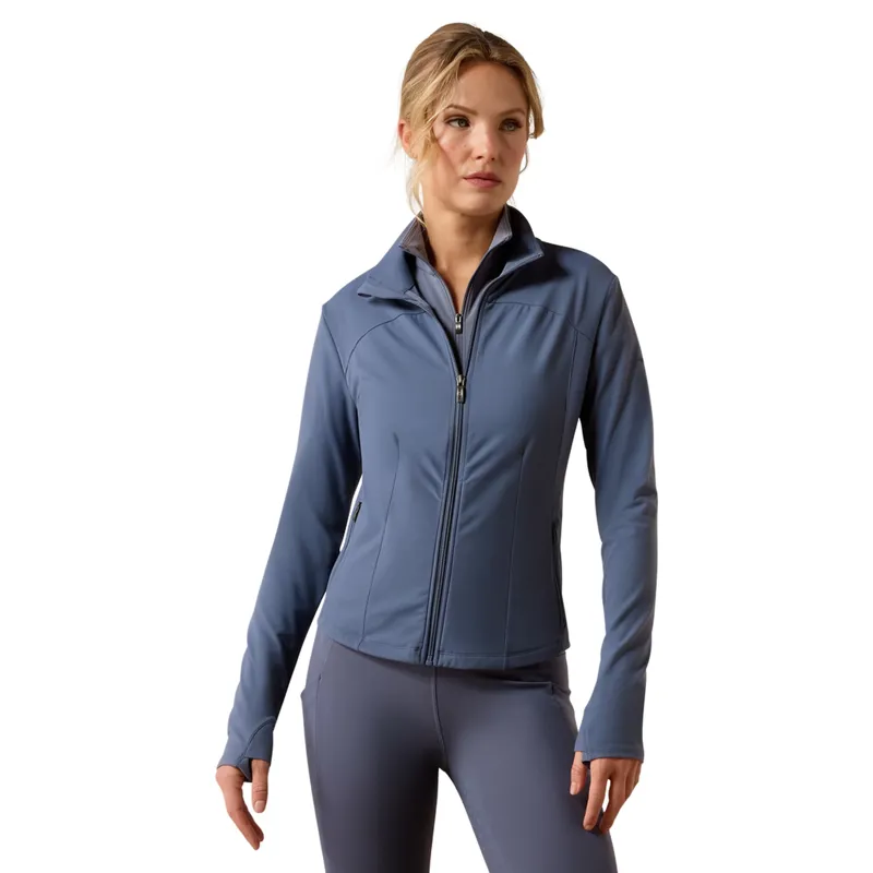 Ariat SolVeil Womens Full Zip Sweatshirt - Grisaille