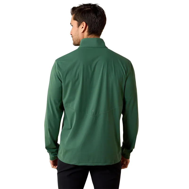 Ariat SolVeil Mens 1/4 Zip Base Layer - Monstera-1