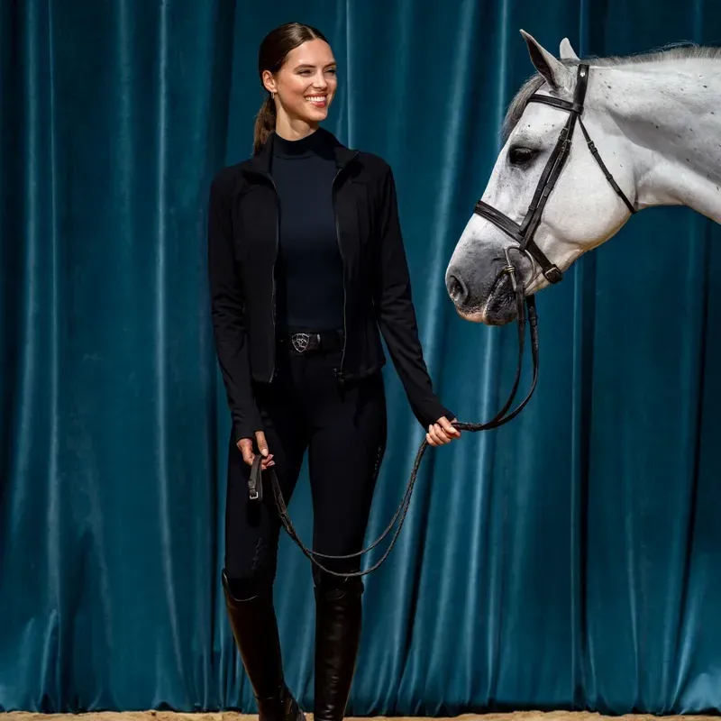 Ariat SolVeil Womens Full Zip Sweatshirt - Black-5