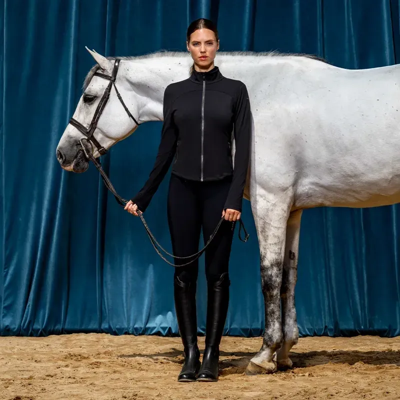 Ariat SolVeil Womens Full Zip Sweatshirt - Black-6