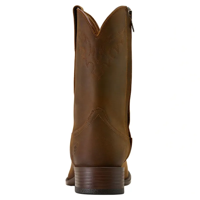 Ariat Sonoro Mens Roper Toe Western Boots - Distressed Brown-6