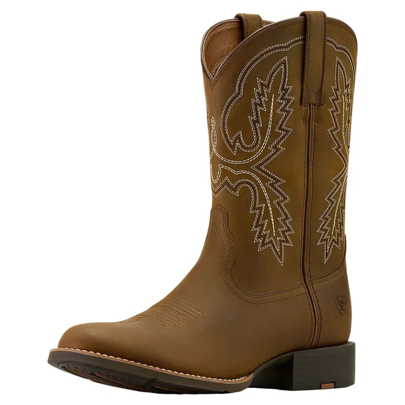 Ariat Sport Stratten Mens Western Boots - Distressed Brown-5