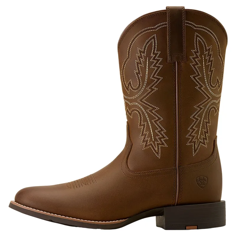 Ariat Sport Stratten Mens Western Boots - Distressed Brown-6