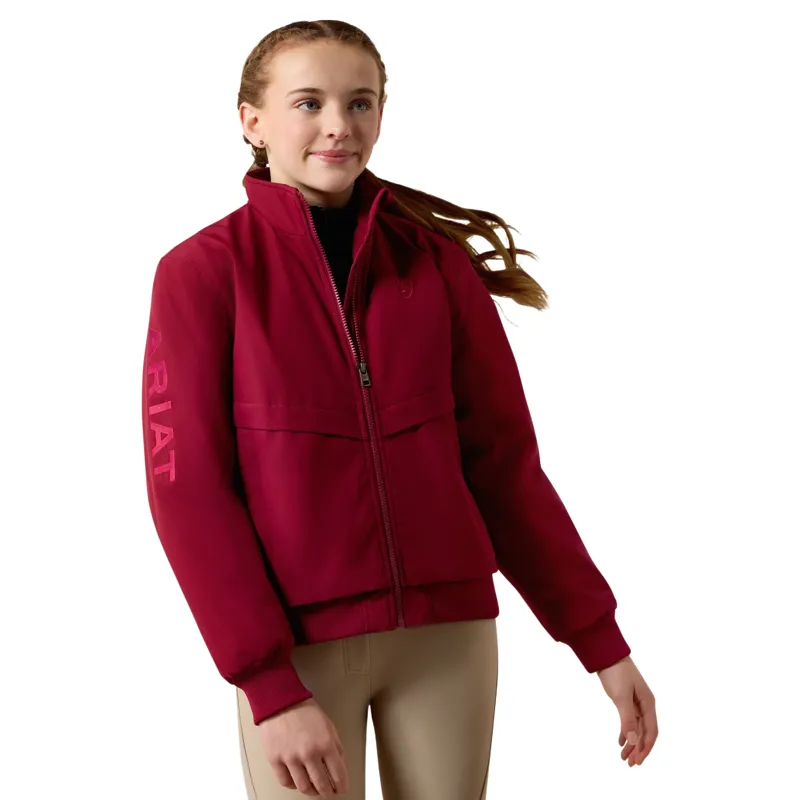Ariat Stable 2.0 Youth Insulated Jacket - Beet Red