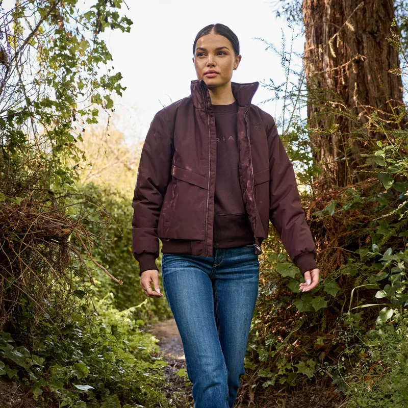 Ariat Stable 2.0 Insulated Womens Jacket - Chocolate Plum-2