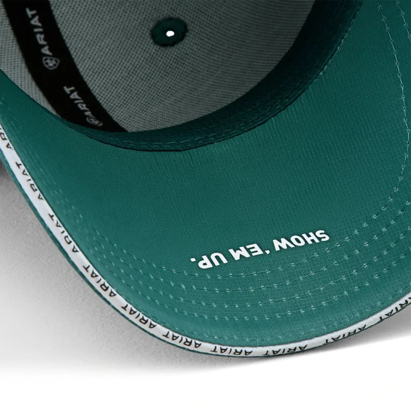 Ariat Sterling Unisex Baseball Cap - Forest Green-2
