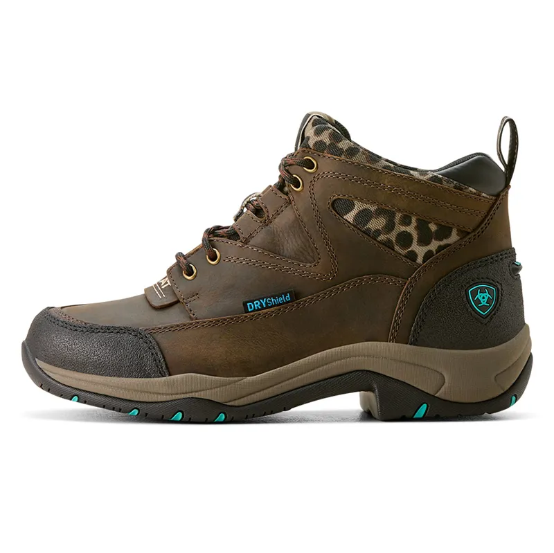 Ariat Terrain Waterproof Womens Boots - Chocolate/Camo Leopard-2