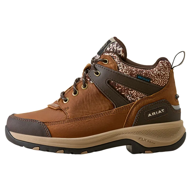 Ariat Terrain Trek Waterproof Womens Boots - Natural Tan/Animal Print-4