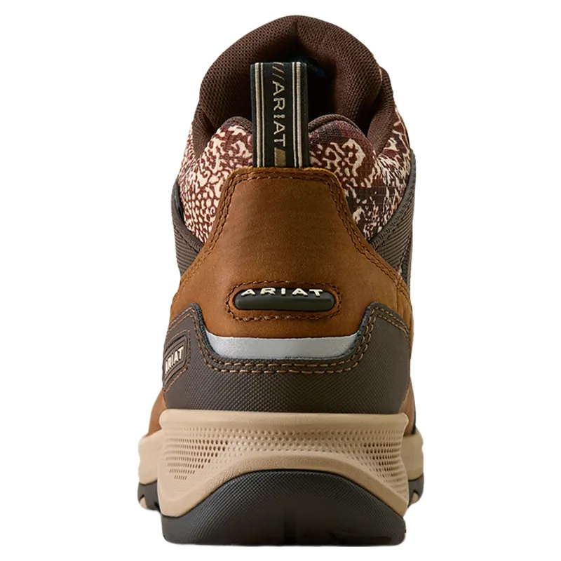 Ariat Terrain Trek Waterproof Womens Boots - Natural Tan/Animal Print-2