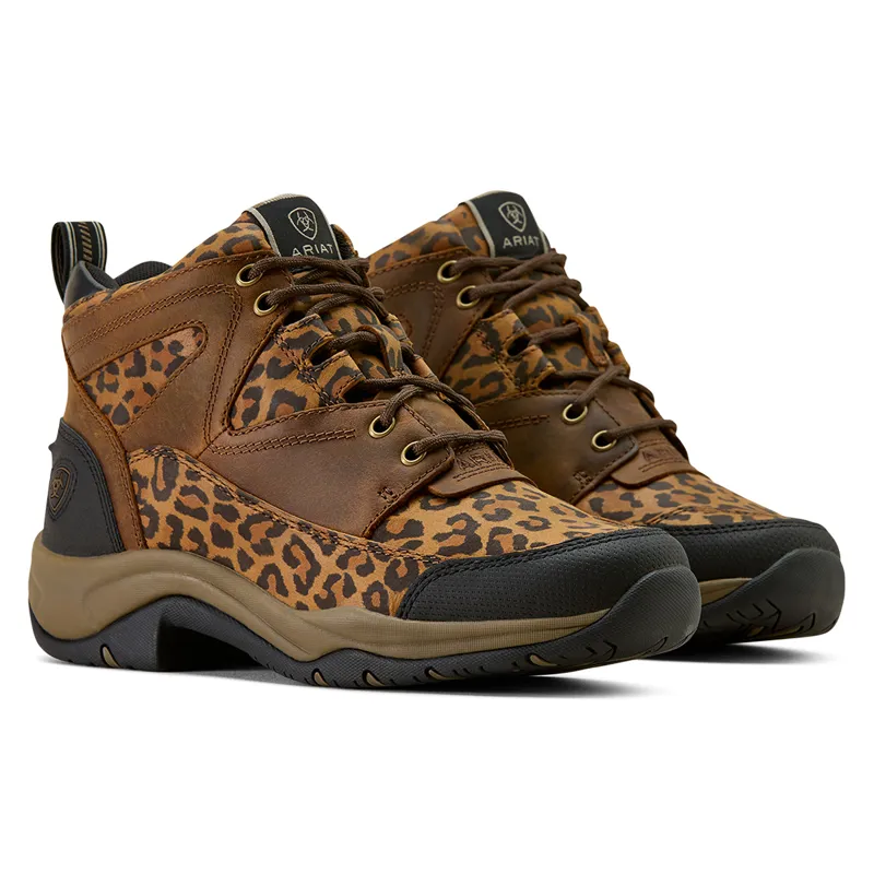 Ariat Terrain Waterproof Womens Boots - Washed Leopard-1