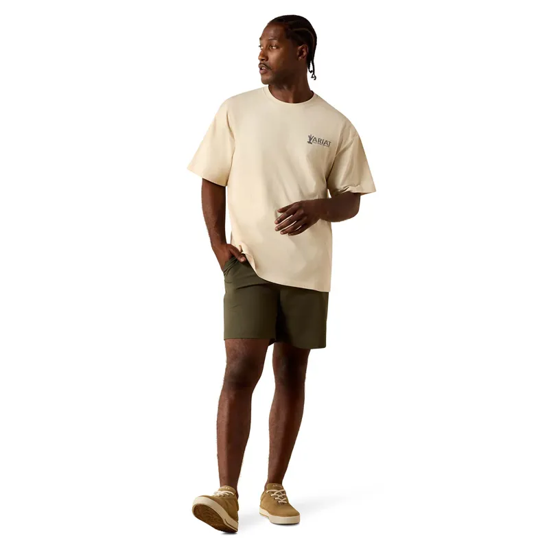 Ariat The Wicked Boxy Mens T-Shirt - Sandshell-4