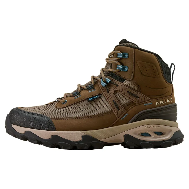 Ariat Traverse Mid Height Womens Waterproof Hiking Boots - Brown Bark-3