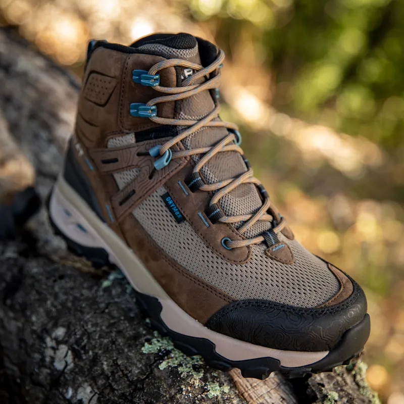 Ariat Traverse Mid Height Womens Waterproof Hiking Boots - Brown Bark-9