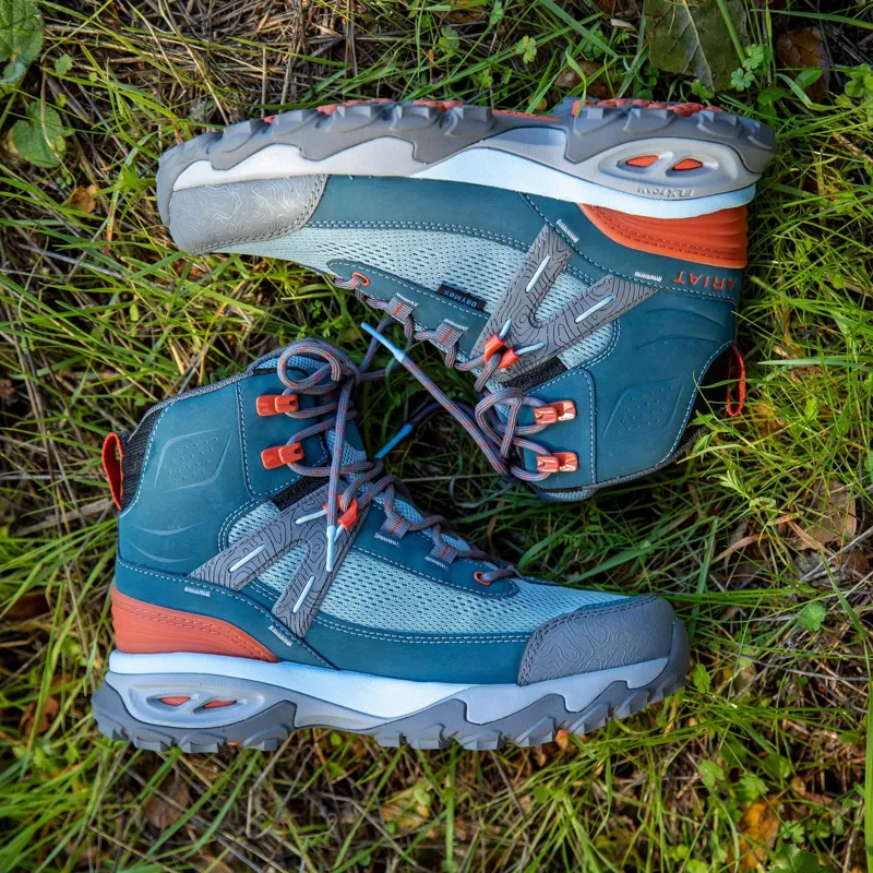Ariat Traverse Mid Height Womens Waterproof Hiking Boots - Blue Depths-4