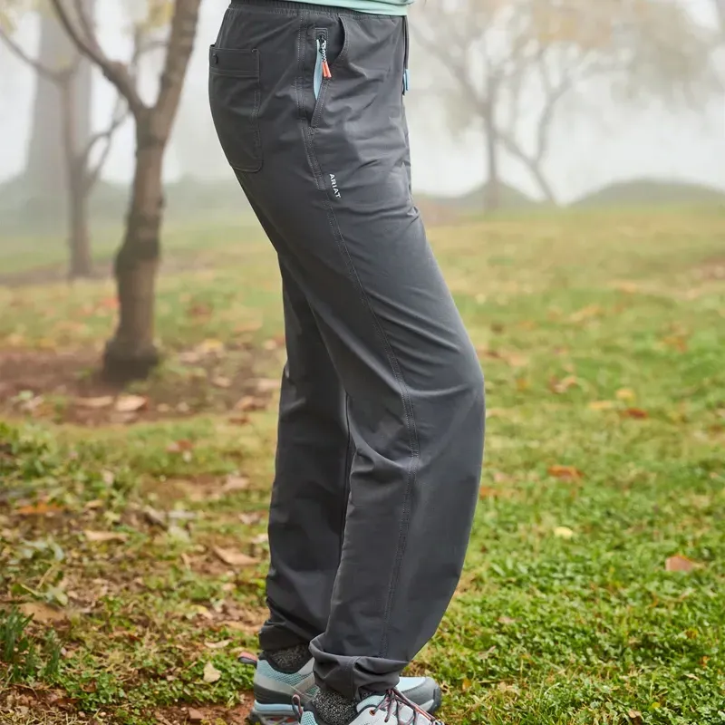 Ariat Traverse Womens Hiking Trousers - Charcoal-10