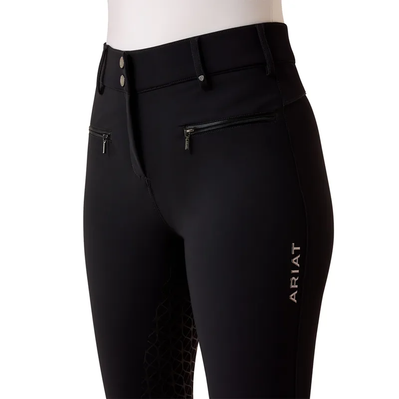 Ariat Tri Factor Allure Womens Full Grip Breeches - Black-5