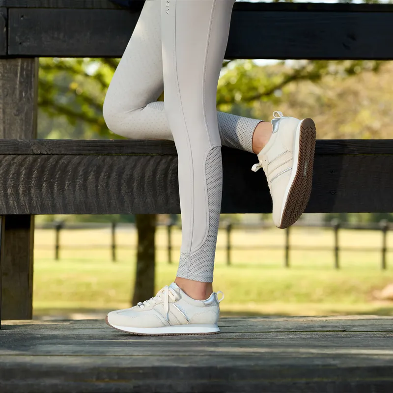 Ariat Tri Factor Womens NT Full Grip Competition Breeches - Show Grey-6