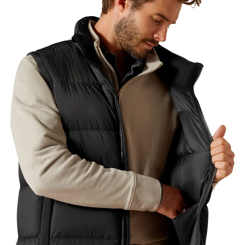 Ariat UltraPuff Mens Insulated Down Gilet - Black-2