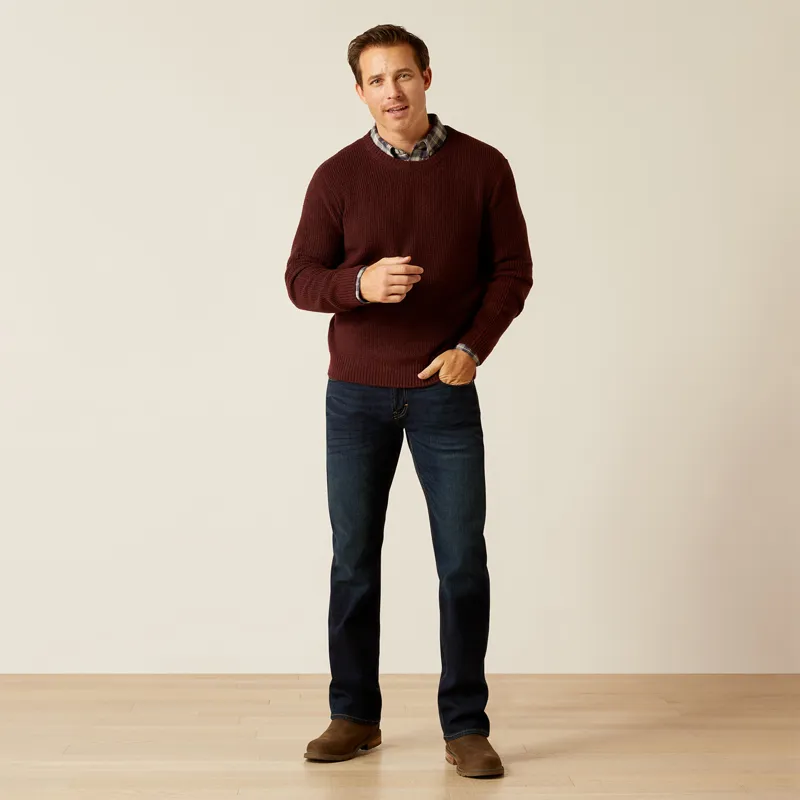 Ariat Country Valley Mens Sweater - Marron-3