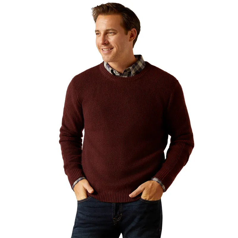 Ariat Country Valley Mens Sweater - Marron