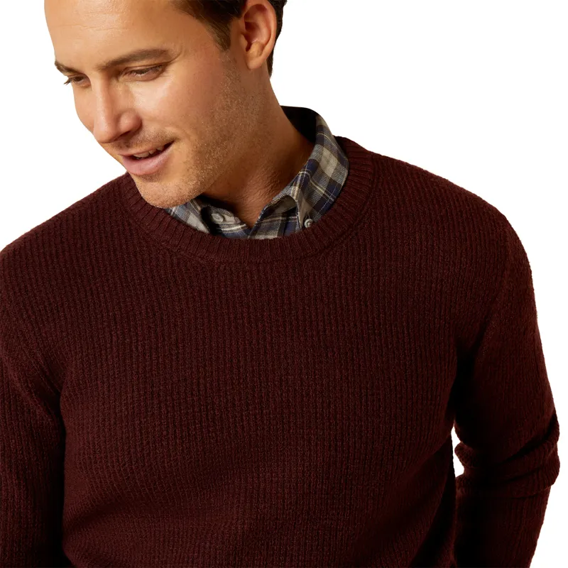 Ariat Country Valley Mens Sweater - Marron-2