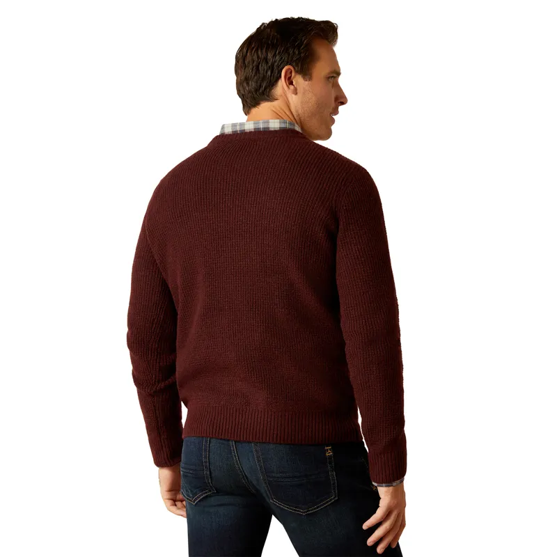 Ariat Country Valley Mens Sweater - Marron-1