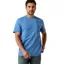 Ariat Vertical Logo Mens Tee - Riviera