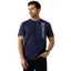 Ariat Vertical Logo Mens Tee - Navy
