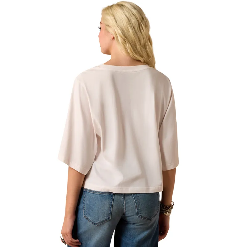 Ariat Wanderlust Womens Tee - Sea Salt-1