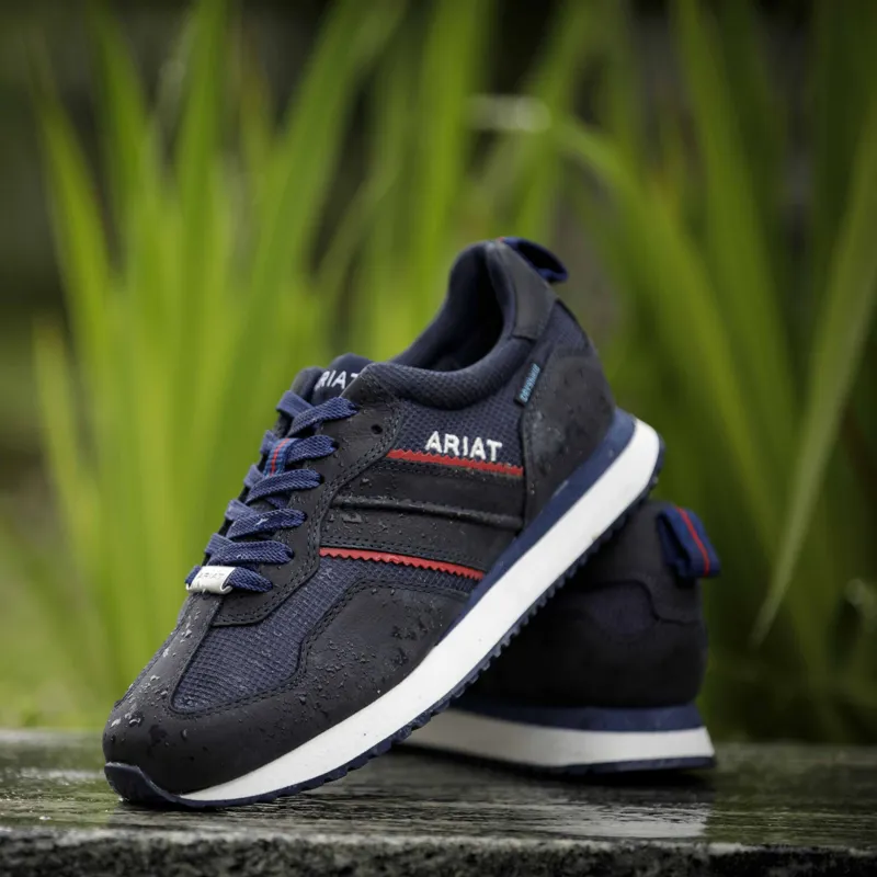 Ariat Ranch Runner Waterproof Womens Trainers - Navy-1